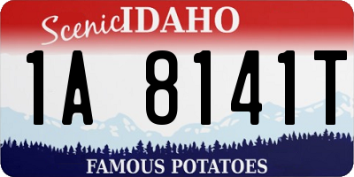 ID license plate 1A8141T