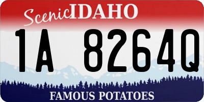 ID license plate 1A8264Q