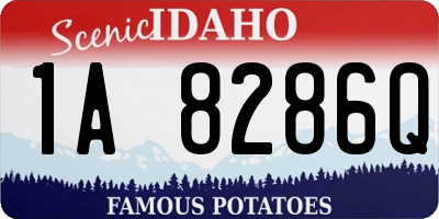 ID license plate 1A8286Q