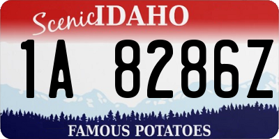 ID license plate 1A8286Z