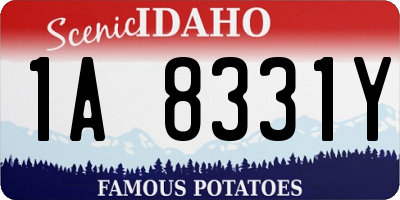 ID license plate 1A8331Y