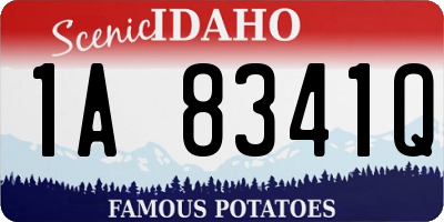 ID license plate 1A8341Q