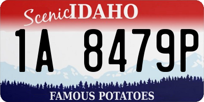 ID license plate 1A8479P