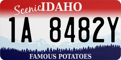 ID license plate 1A8482Y