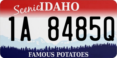 ID license plate 1A8485Q