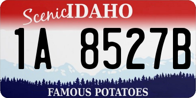 ID license plate 1A8527B