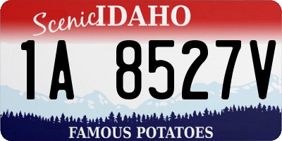 ID license plate 1A8527V