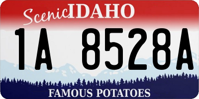 ID license plate 1A8528A