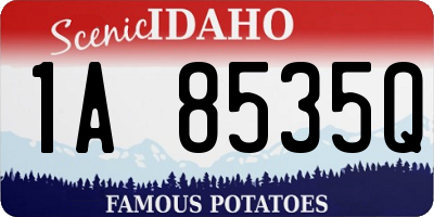 ID license plate 1A8535Q