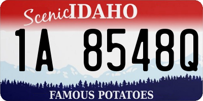 ID license plate 1A8548Q