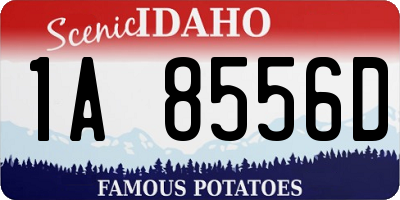 ID license plate 1A8556D