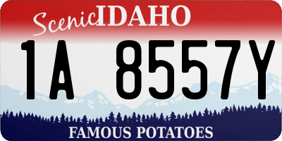 ID license plate 1A8557Y