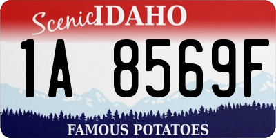 ID license plate 1A8569F