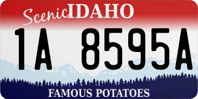 ID license plate 1A8595A