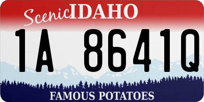 ID license plate 1A8641Q