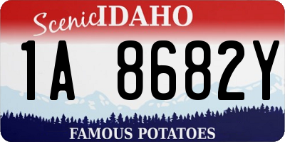 ID license plate 1A8682Y