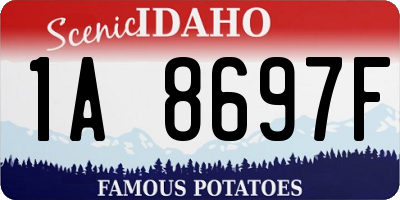 ID license plate 1A8697F