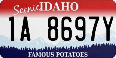ID license plate 1A8697Y