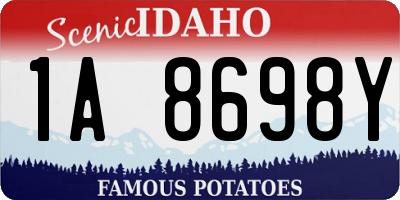 ID license plate 1A8698Y