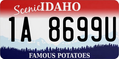 ID license plate 1A8699U