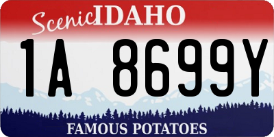ID license plate 1A8699Y