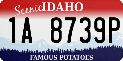 ID license plate 1A8739P