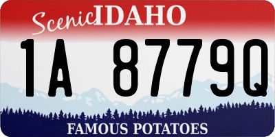 ID license plate 1A8779Q