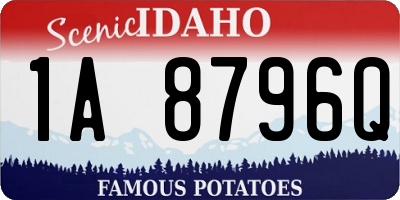 ID license plate 1A8796Q