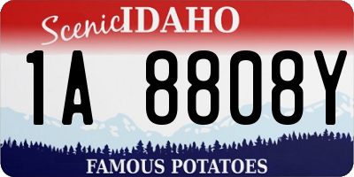 ID license plate 1A8808Y