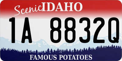 ID license plate 1A8832Q