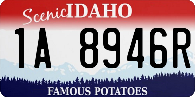 ID license plate 1A8946R