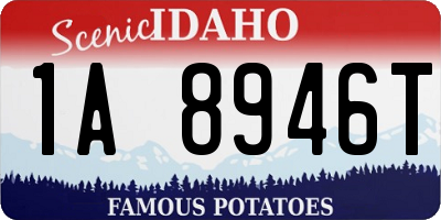 ID license plate 1A8946T