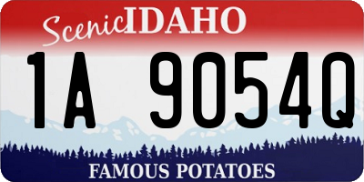 ID license plate 1A9054Q
