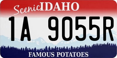 ID license plate 1A9055R