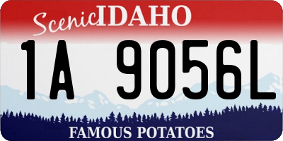 ID license plate 1A9056L