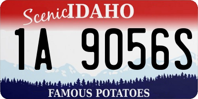 ID license plate 1A9056S
