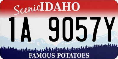 ID license plate 1A9057Y