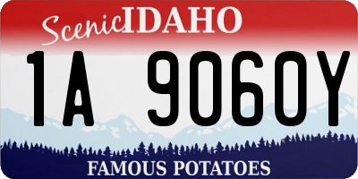 ID license plate 1A9060Y