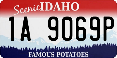 ID license plate 1A9069P