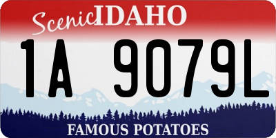 ID license plate 1A9079L