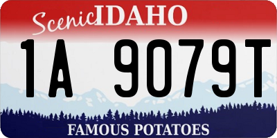 ID license plate 1A9079T
