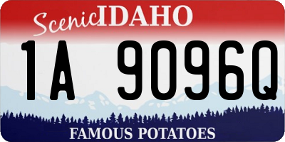 ID license plate 1A9096Q
