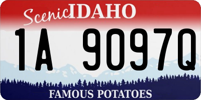 ID license plate 1A9097Q