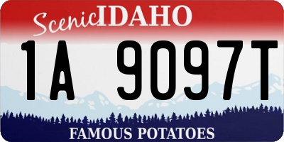 ID license plate 1A9097T