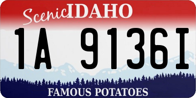 ID license plate 1A9136I