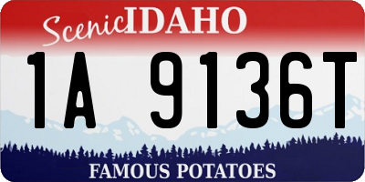 ID license plate 1A9136T