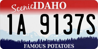ID license plate 1A9137S