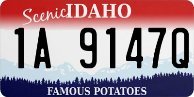 ID license plate 1A9147Q
