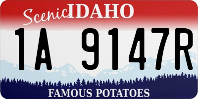 ID license plate 1A9147R