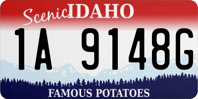 ID license plate 1A9148G